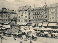 Trg bana Jelačića oko 1908. godine
